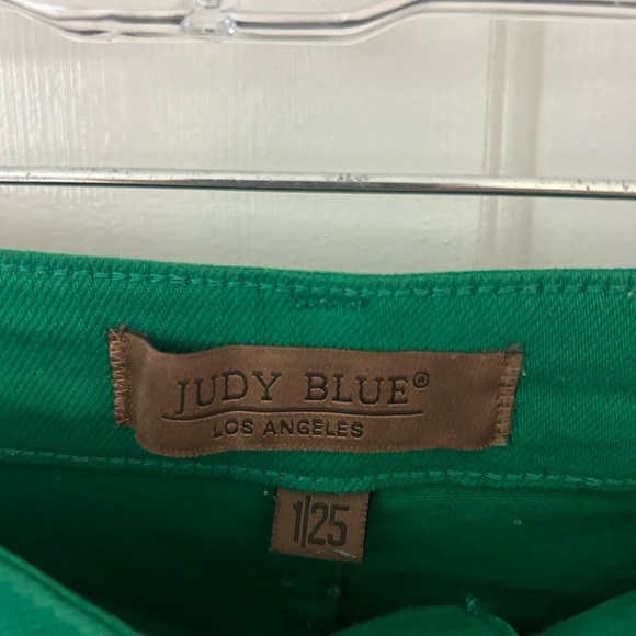 Judy Blue High Rise Control Top Wire Leg Crop Jeans - Picture 3 of 5